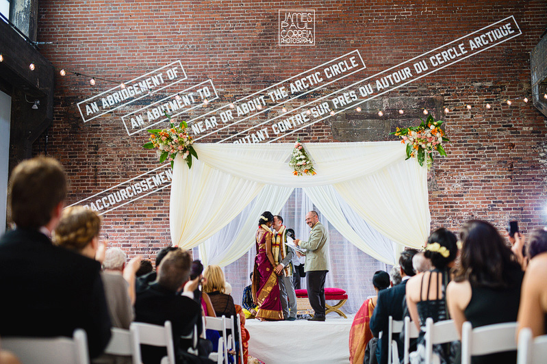 wedding ceremony first kiss