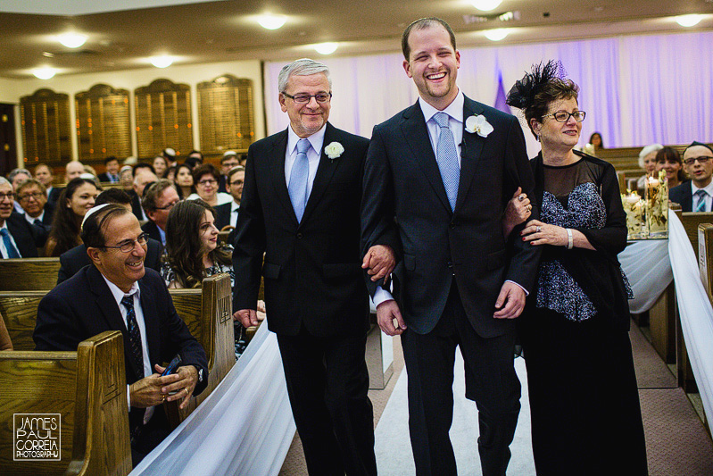 Beth Emeth groom precession photographer