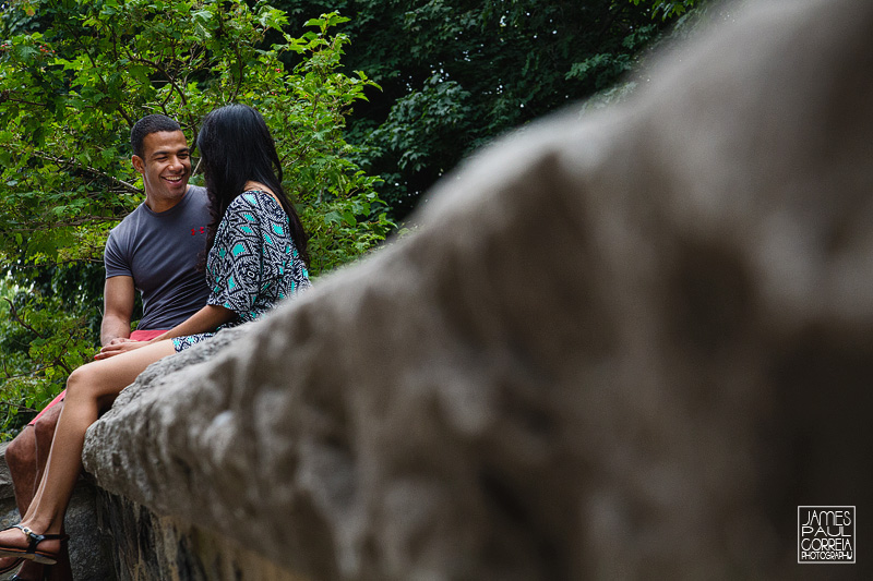 parc mount royal engagement session