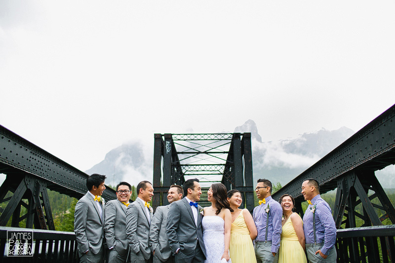 canmore bridge bridal party