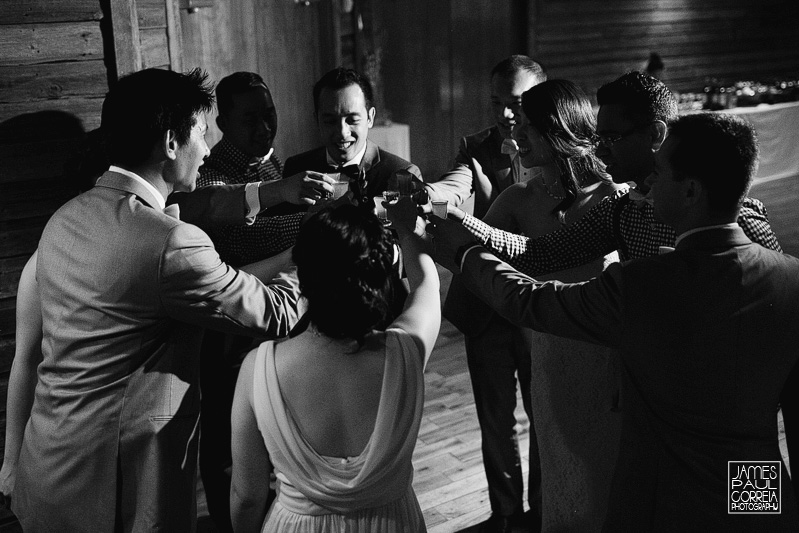 canmore bridal party shots