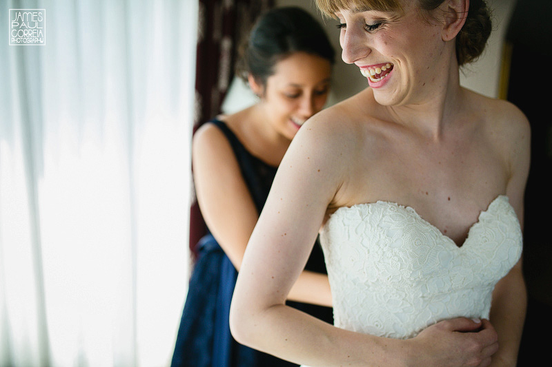 intercontinental hotel wedding photographer bridal prep