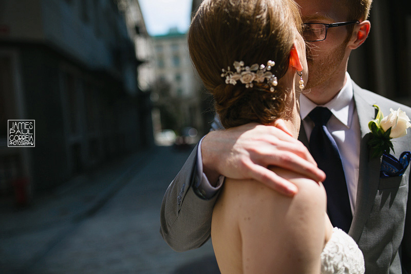 montreal wedding bride and groom photographer