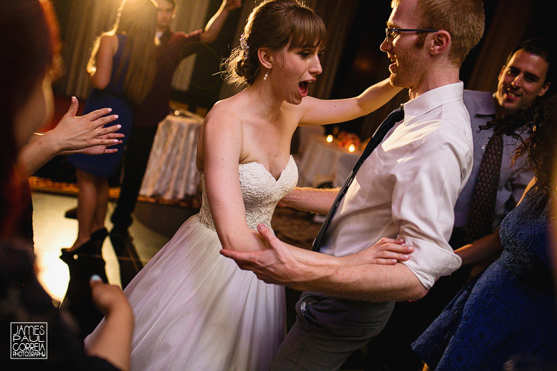 montreal hotel wedding reception dance party photographer