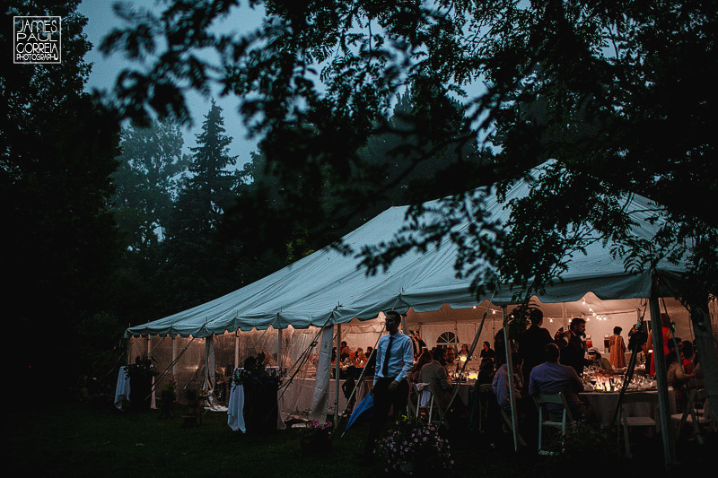 outdoor tent wedding photographer