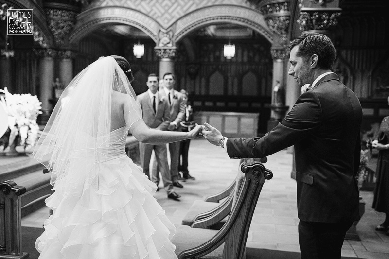 notre dame basilica wedding photographer