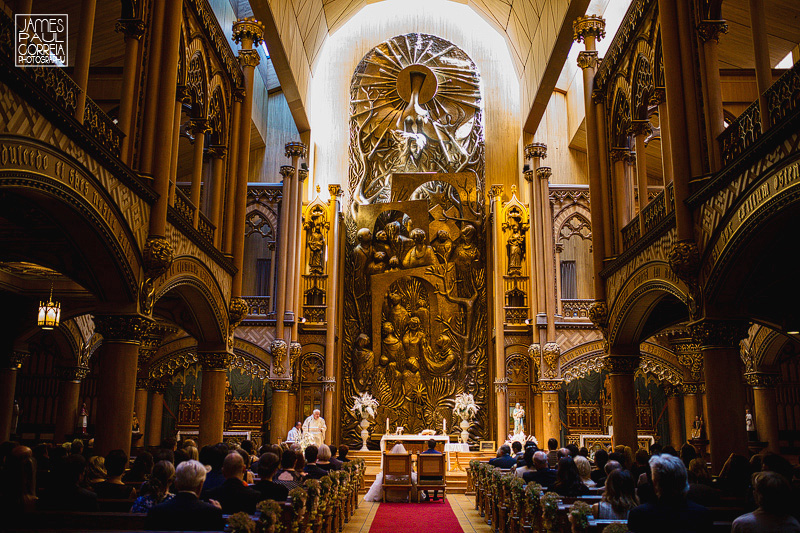 notre dame basilica wedding photographer