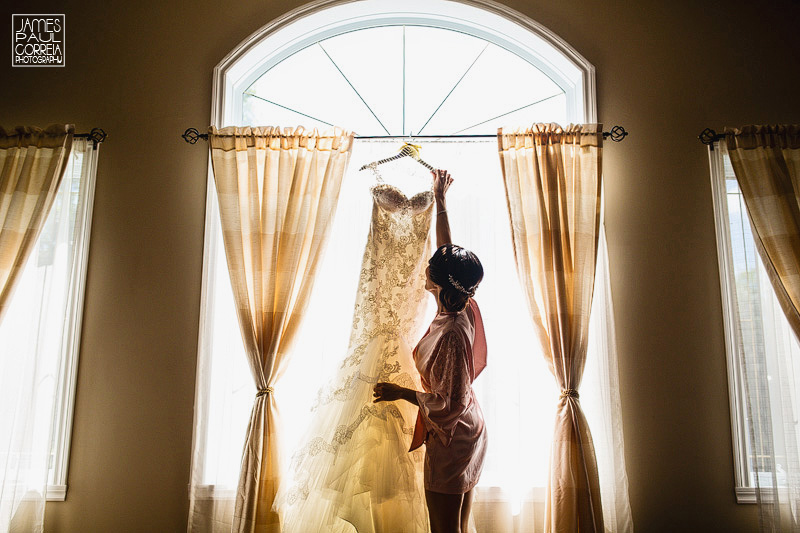 bridal dress photographer