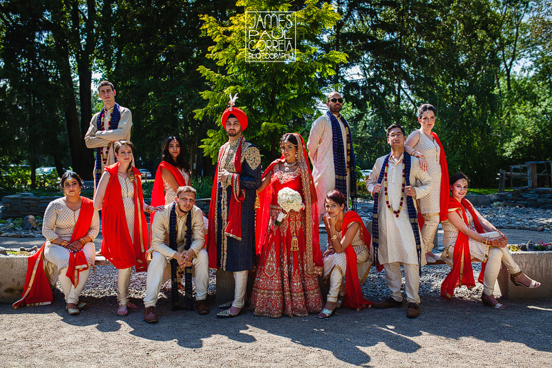 sikh bridal party photographer