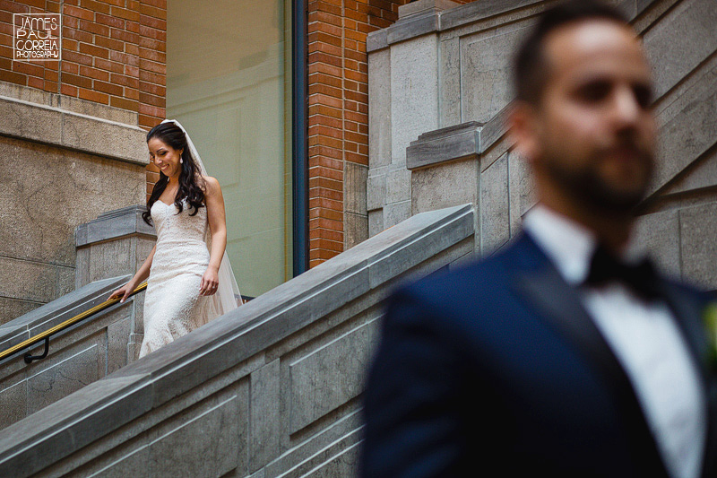 toronto wedding photographer first look