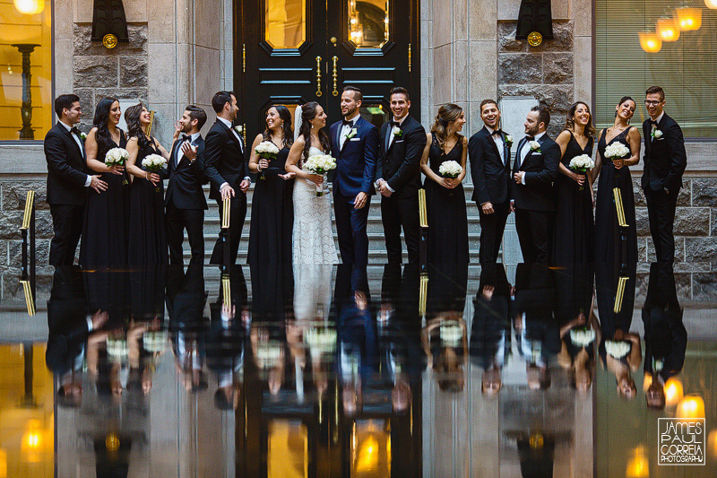 montreal bridal party photos