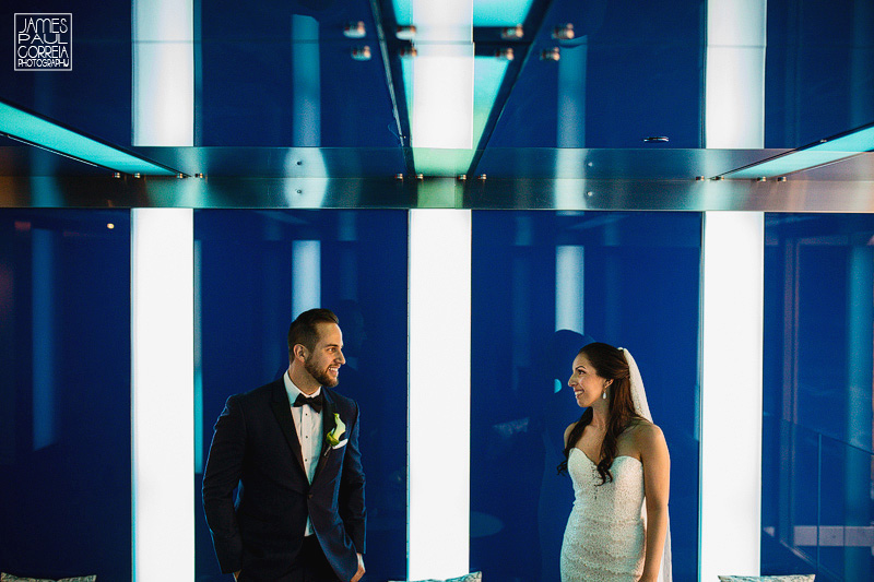 W Hotel wedding photographer