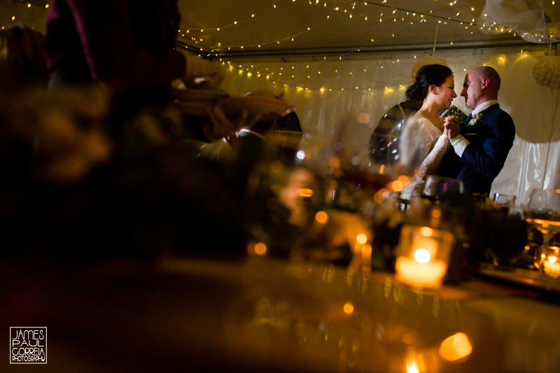 toronto backyard wedding first dance photographer