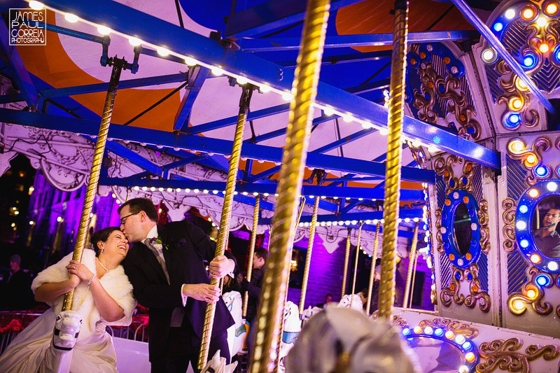 toronto christmas market carousel ride