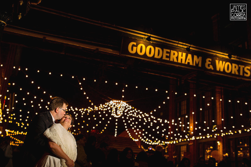 toronto distillery district wedding photo session