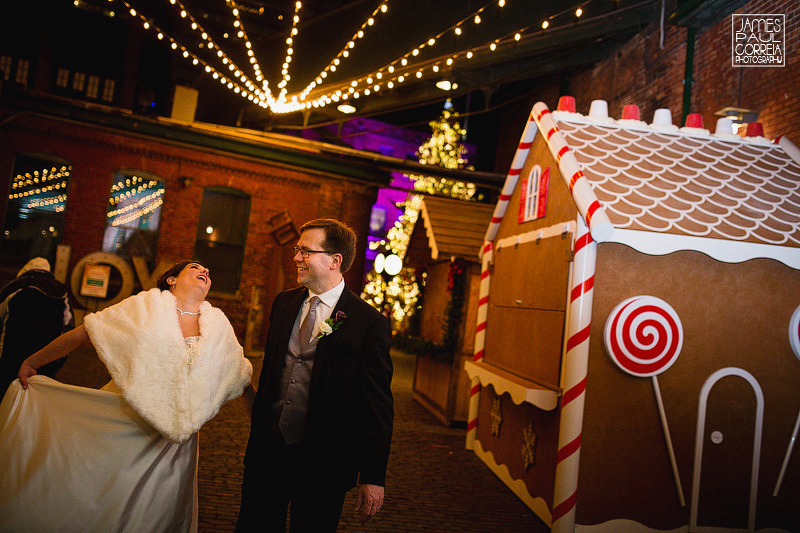 toronto distillery district wedding photographer