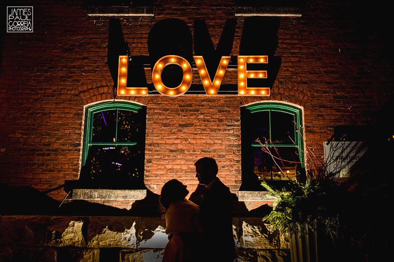 toronto wedding photographer at the distillery district