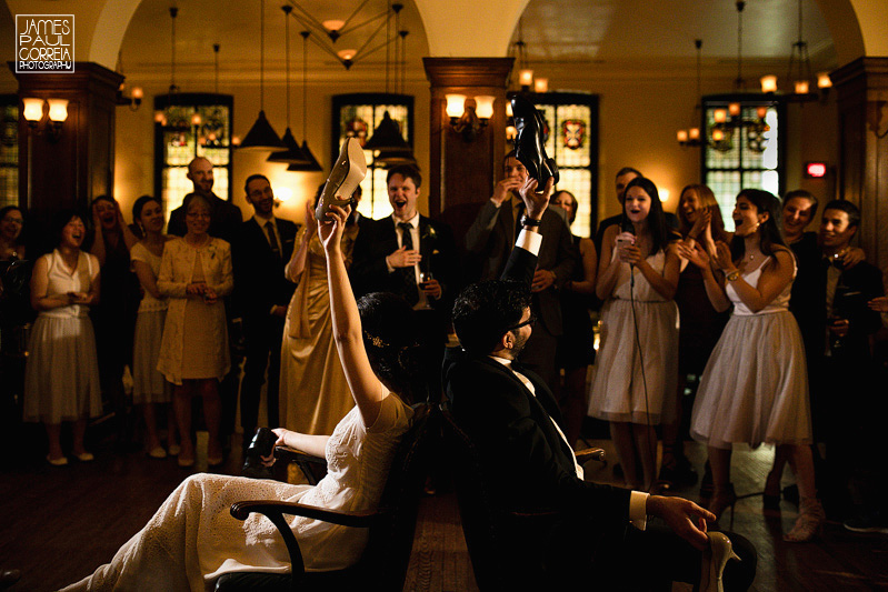 university club of montreal wedding shoe game