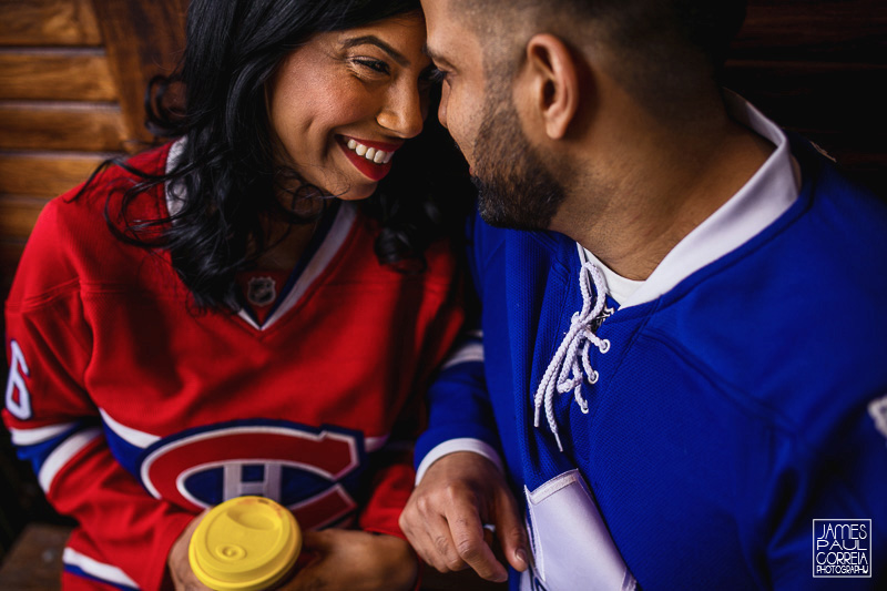 toronto hockey engagement photographer