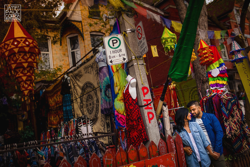 kensington market engagement photographer