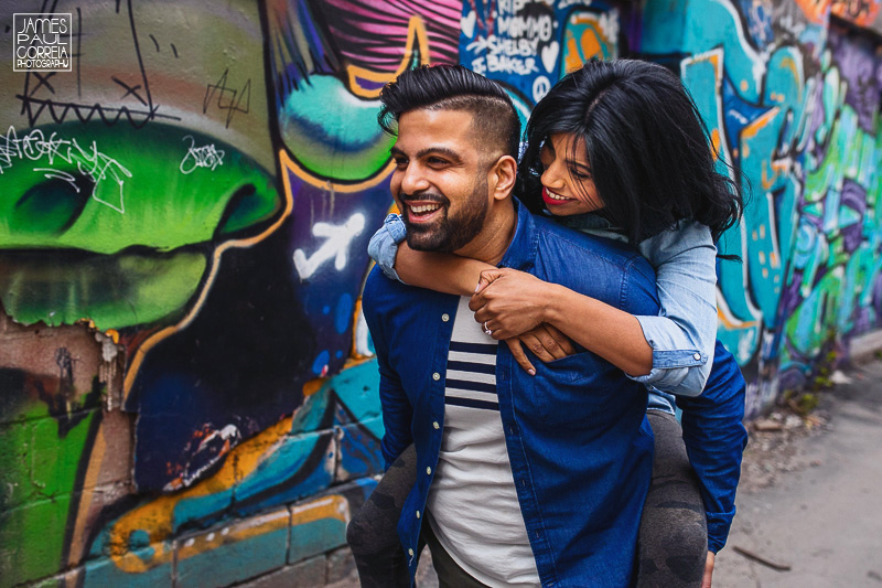 graffiti alley engagement photographer