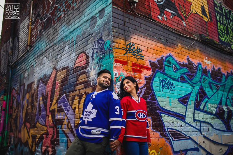 graffiti alley engagement photographer