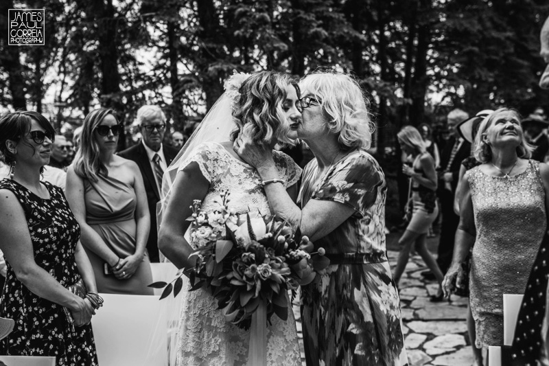 la toundra wedding mother gives away bride