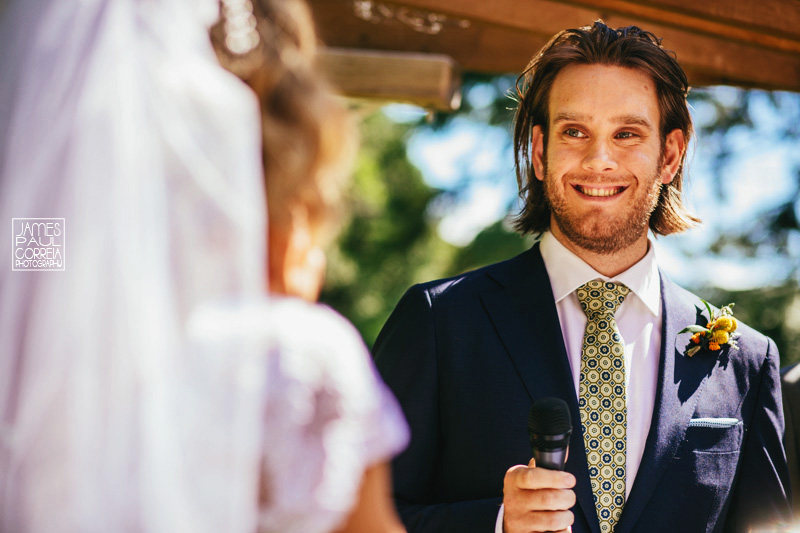 montreal outdoor wedding ceremony photographer