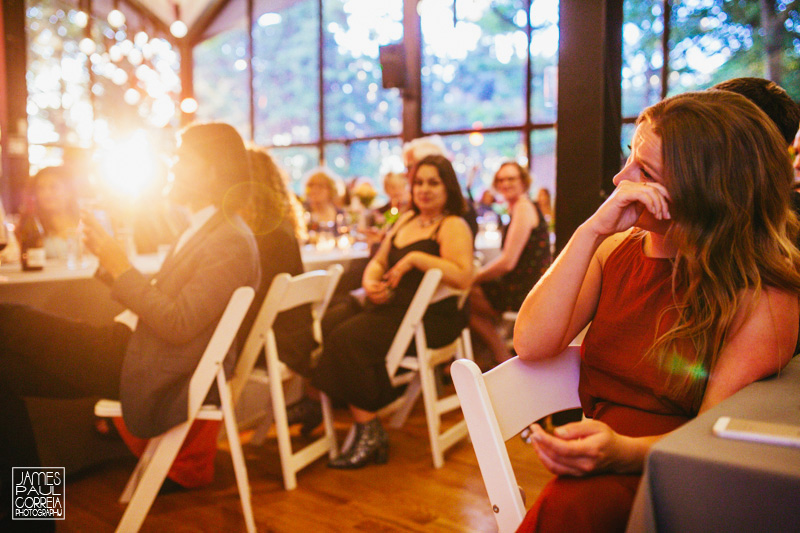 la toundra montreal wedding photographer speech reaction