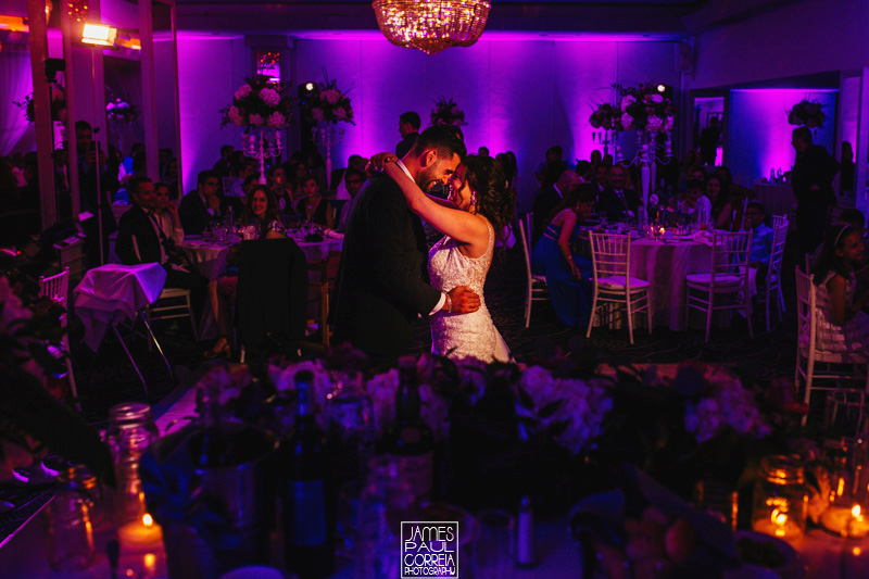 la plaza montreal wedding photographer first dance