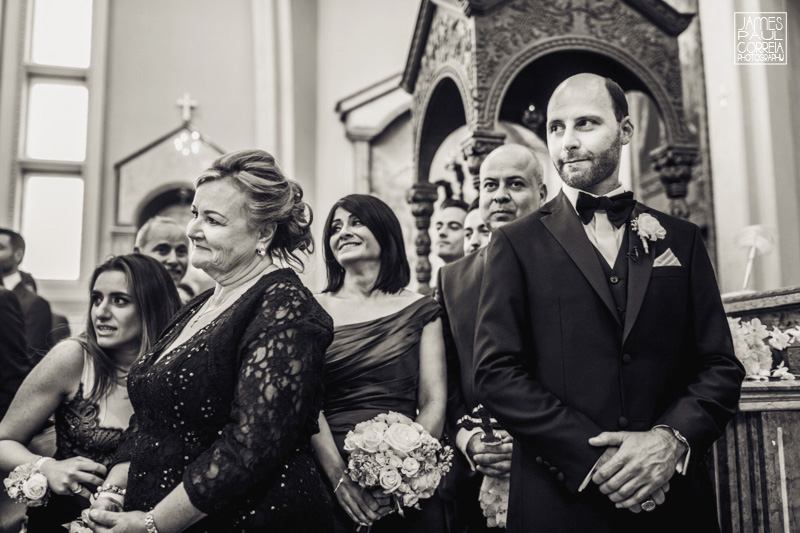 St Mary Armenian Apostolic Church groom reaction