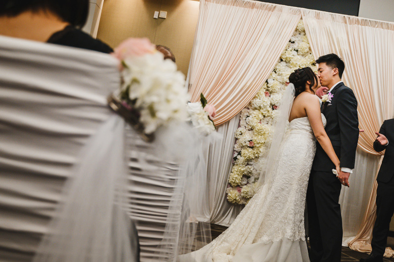 Hilton Suites Markham Toronto wedding ceremony photographer