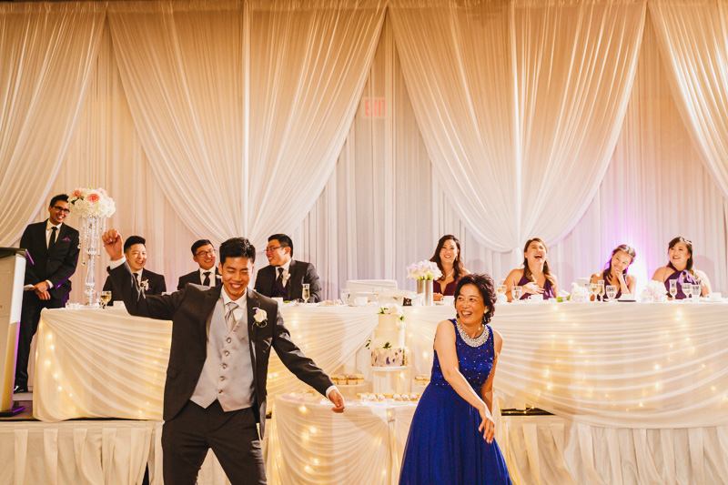 Hilton Markham Toronto Wedding Photographer mother son dance