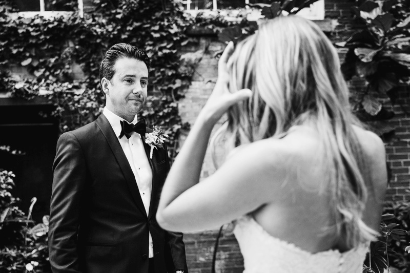 Toronto Wedding Photographer Reveal reaction