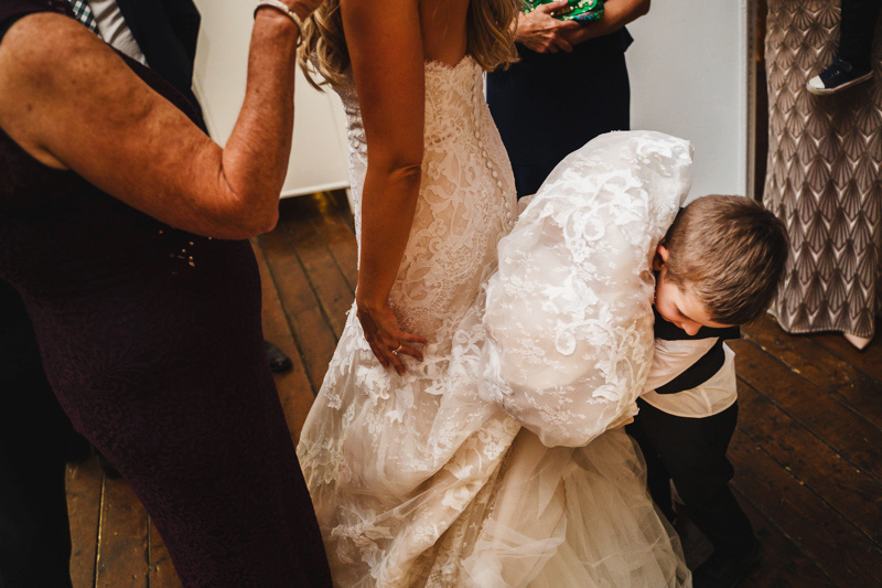Wedding Ring Bearer Helps hold the dress