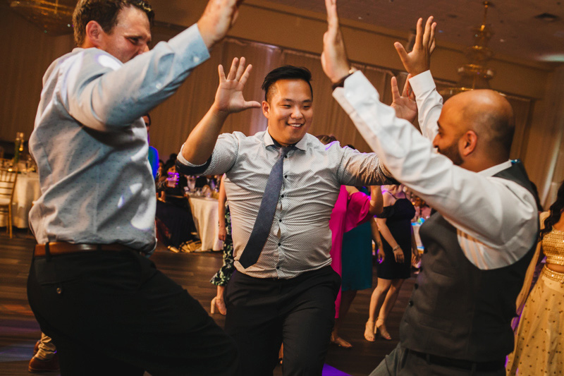 Lakeshore convention centre Wedding reception dancing