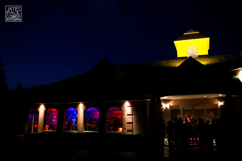 chateau vaudreuil montreal wedding photographer at night