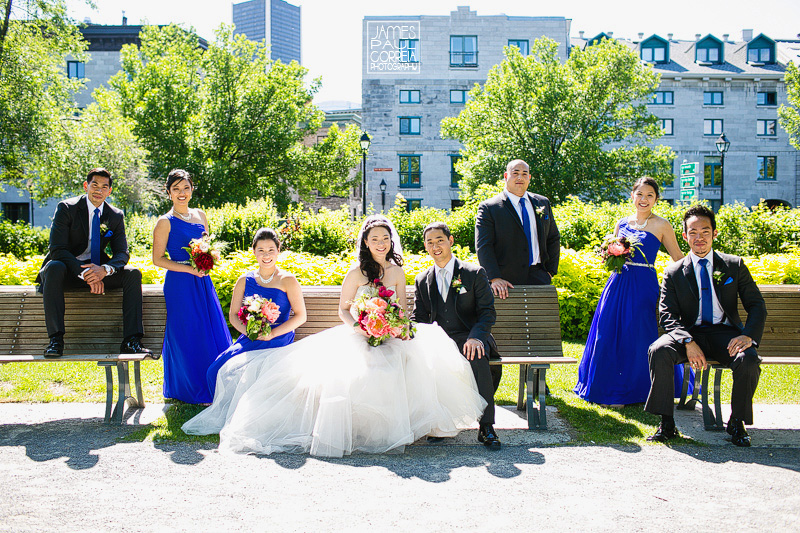 old montreal bridal party photographer