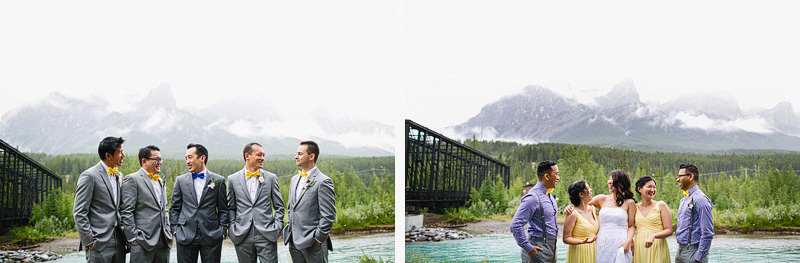 canmore bridal party photographer