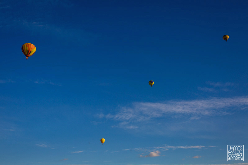 hot air balloon engagement photographer