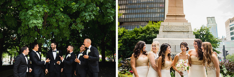 old montreal wedding photographer bridal party