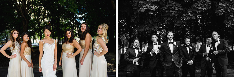 old montreal wedding photographer bridal party