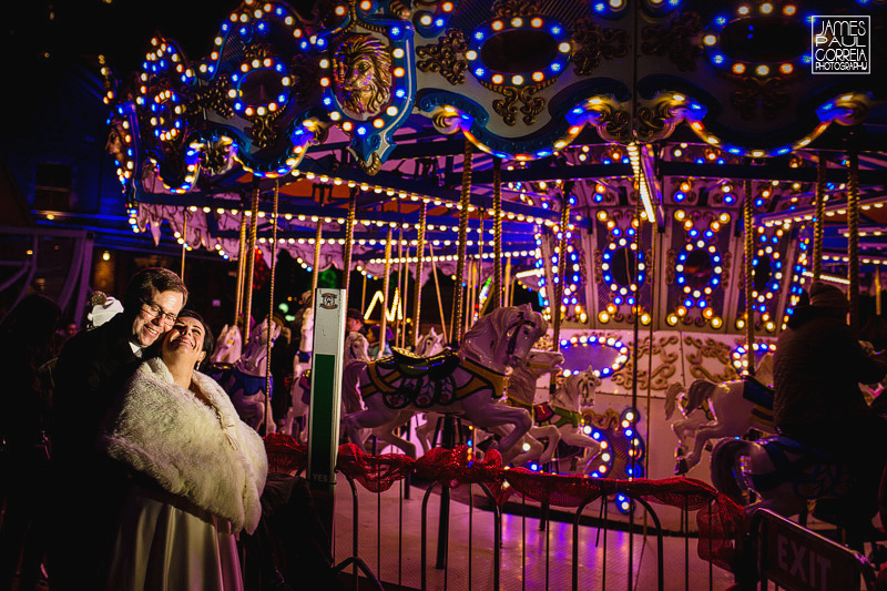 toronto christmas market carousel