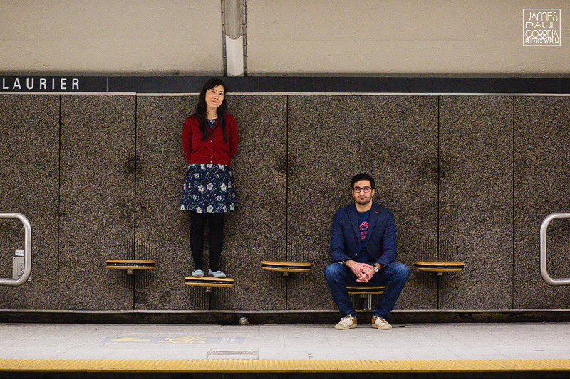montreal metro engagement photographer