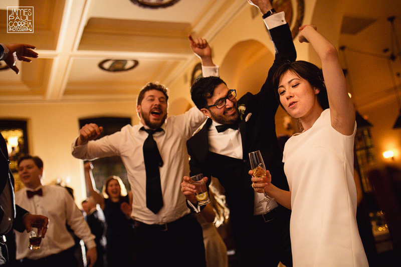 university club of montreal wedding reception dancing
