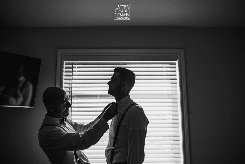 toronto wedding photographer groom prep