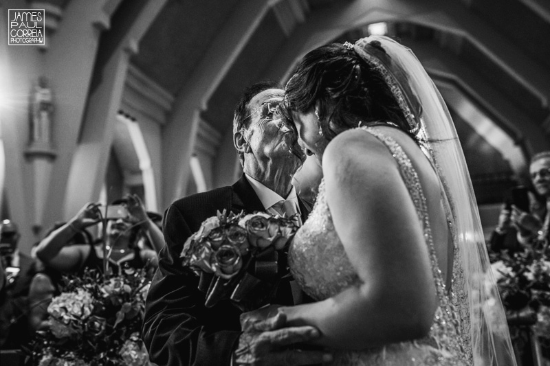 St Maron Cathedral wedding photographer father gives away