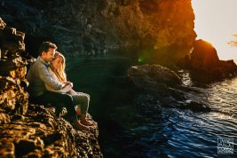 Tobermory Grotto Engagement Photographer